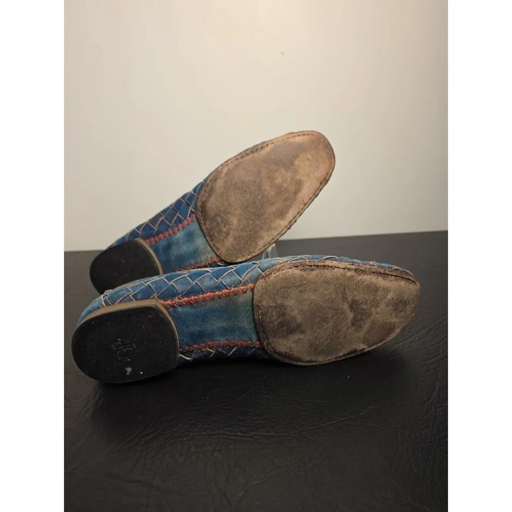 Donald J Pliner VINCE‑MAMA Navy Wash Suede Loafer – Made in Italy – M14– Rare